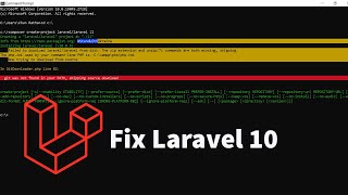 Failed to download laravellaravel from dist The zip extension and unzip7z commands are both miss [upl. by Felecia]