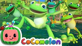 Five Little Speckled Frogs  CoComelon Nursery Rhymes amp Kids Songs [upl. by Tuckie]