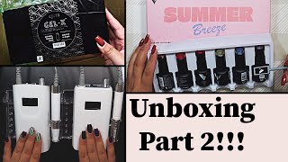 Nail Unboxing Part 2 Apres V Beauty Pure iGel Beauty and MORE [upl. by Airom]