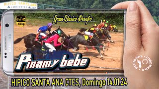 PINAMY BEBEGran Clasico Explosivo Hipico Santa Ana Ctes 140124 [upl. by Aiym]