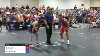 2024 GrecoRoman Senior World Team Trials  Corbin Nirschl vs Riley Lomenick 63 KG Con Quarters [upl. by Oicnedurp]