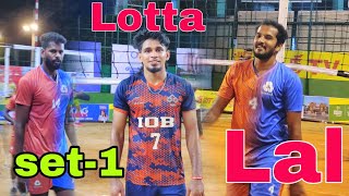 New match 🔥  IOB vs IB  vera level match 🔥 volleyball sports [upl. by Annaek]