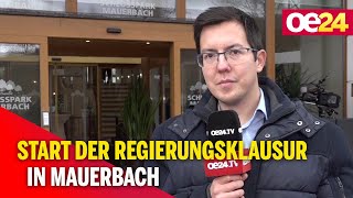 Start der Regierungsklausur in Mauerbach [upl. by Eelasor]