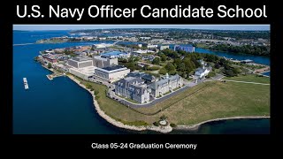 Navy Officer Candidate School OCS Class 05 24 Graduation Ceremony [upl. by Anaujait]