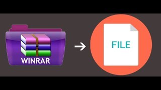 Comment décompressercompresser des fichiers rar ou zip  HD [upl. by Alleunamme]