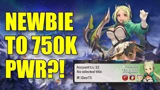 New account to 750k PWR Summoners War Chronicles [upl. by Adnoryt]