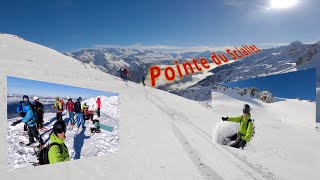 La Pointe du Sciallet en snowboard [upl. by Eelhsa826]