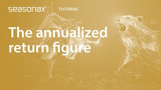 Seasonax Feature Tutorial The annualized return figure [upl. by Leyameg589]