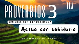 Asi te ira siempre bien por el resto de tu vida Proverbios 3 TLA 📖 🎤 [upl. by Sonya116]