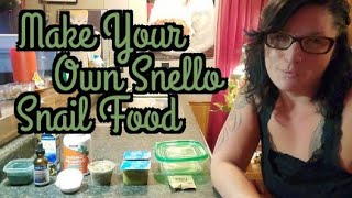 Make Your Own Snello Snail Food [upl. by Rachel]