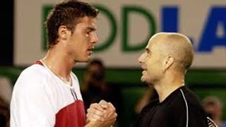 Andre Agassi vs Marat Safin  Madrid 2004 Highlights [upl. by Anivlac223]