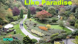 The Butchart Garden  Victoria Island Canada Part 2 [upl. by Crim]