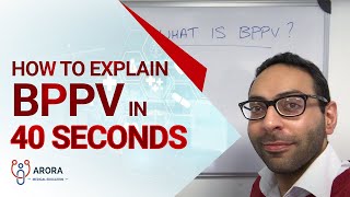 How to explain BPPV in 40 seconds [upl. by Hemphill]