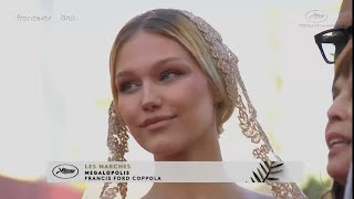 Grace Vanderwaal on the red carpet at Cannes 2024 [upl. by Gnuhp]