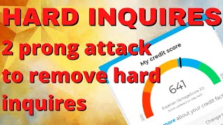 Credit HACK how to remove HARD inquires [upl. by Peddada]