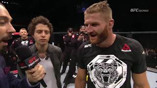 Fight Night Moscow Jan Blachowicz Octagon Interview [upl. by Aniakudo461]