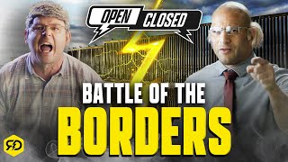 BATTLE OF THE BORDERS Open the Border or Build the Wall  The DEFINITIVE Immigration Rap Battle [upl. by Solim668]