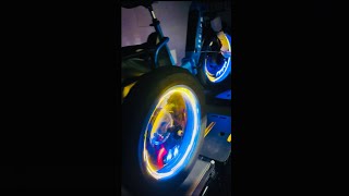 Wheel Light Customization  3SCORE Foldable Etrike with Fat Tires [upl. by Rouvin]