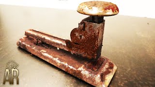 Rusty Vintage Stapler Restoration Video – MODEL 402 [upl. by Farlay100]