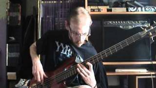 Obscura  Celestial Spheres Bass solo cover [upl. by Cudlip]