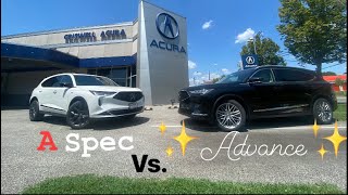 Acura MDX  ASpec vs Advance Which One Has What You Need Let’s Find Out [upl. by Cowey]