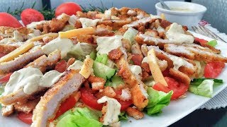 Salade César au poulet [upl. by Ellett407]