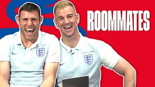 Does James Milner know Joe Harts real name  Joe Hart v James Milner  Roommates [upl. by Enailuj]