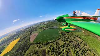 Brügger Colibri MB2  Enjoying the sunny weather canola fields Trolleholm castle [upl. by Akcired]