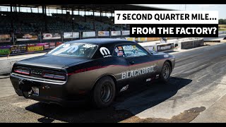 1700hp Dodge Challenger Drag Pack AKA “The Blackbird” [upl. by Inek]