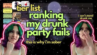 tier list ranking unhinged drunk party fails  this is why Im sober edm rave musicfestival [upl. by Anwahsal]