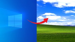 Transforming Windows 10 to Windows XP [upl. by Enehs273]