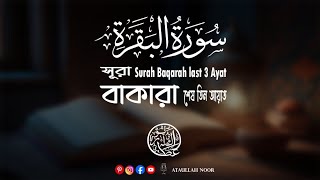 The Power of Surah Baqarahs Last Three Ayats  The Most Beautiful Quran Recitation  Ataullah Noor [upl. by Annohsal]