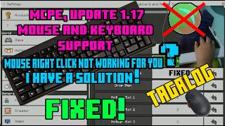 117 UPDATE MOUSE AND KEYBOARD SUPPORT MOUSE RIGHT CLICK STILL NOT WORKING I HAVE A SOLUTION [upl. by Kasevich]