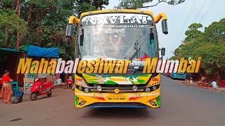 Mahabaleshwar To Mumbai by Navalai  TATA Chasis  Morning Ride  Skillful Driving 🤘Must watch🤩🙌 [upl. by Dorothi]