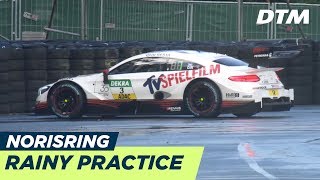 Rainy First Practice  DTM Norisring 2018 [upl. by Ilrebmyk182]