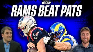 Dissecting the Patriots Loss to Rams  Patriots Beat [upl. by Inalan444]