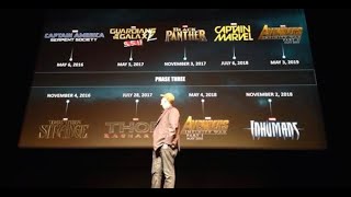 Marvel Studios Phase Three Announcement 2014 [upl. by Angelique]