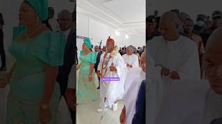 Arrival of imperial majesty Ooni ENITAN BABATUNDE OGUNWUSI OJAJA II AND OLORI TOBI IN AKURE [upl. by Aynor]