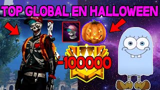 EL INFILTRADO 110 ME ENFRENTO A LOS TOP GLOBALES EN HALLOWEEN EVENTO ESPECIAL FREE FIRE [upl. by Eldnar]