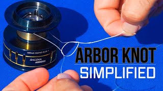 How to Connect Fishing Line to a Reel with an Arbor Knot [upl. by Ash]