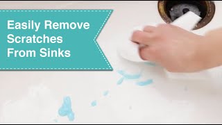 How to Easily Remove Scratches from Your Sink [upl. by Fleisig]