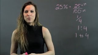 Percent as a Ratio  High School Math Help [upl. by Ttej]