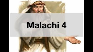 Malachi 4 Old Testament Who will not like the second coming of Christ [upl. by Milks]