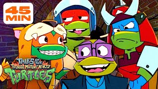 45 Minutes of the FUNNIEST Moments from Tales of the Teenage Mutant Ninja Turtles 😆  TMNT [upl. by Mendy]