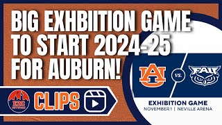 Big Exhibition  Auburn Basketball vs FAU to Start 202425 [upl. by Lisetta]