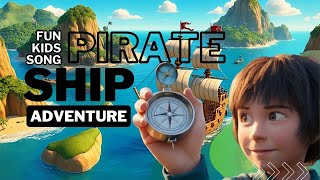 A Joyful Ship Song for Kids  Fun Kids Song  Pirate Ship Adventure [upl. by Enilehcim]