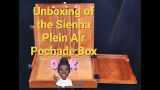 Sienna Plein Air Pochade Box Unboxing [upl. by Enilegnave]