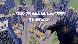 Trying out Kaiju Battlegrounds [upl. by Naerb359]