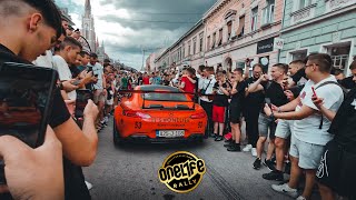 One Life Rally 2023  Novi Sad Checkpoint  Supercars Arriving [upl. by Ylesara]