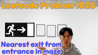 Leetcode 1926 Nearest Exit from Entrance in Maze BFS [upl. by Lashonde]